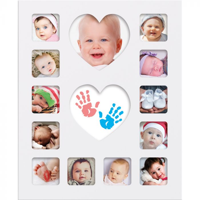 Cadre Photo pour bébé, pour la première année, année par mois, Collage,  cadeaux d'anniversaire pour nouveau-né - AliExpress