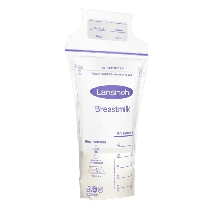 sachets de conservation pour lait maternel - 25 sachets - 210 ml