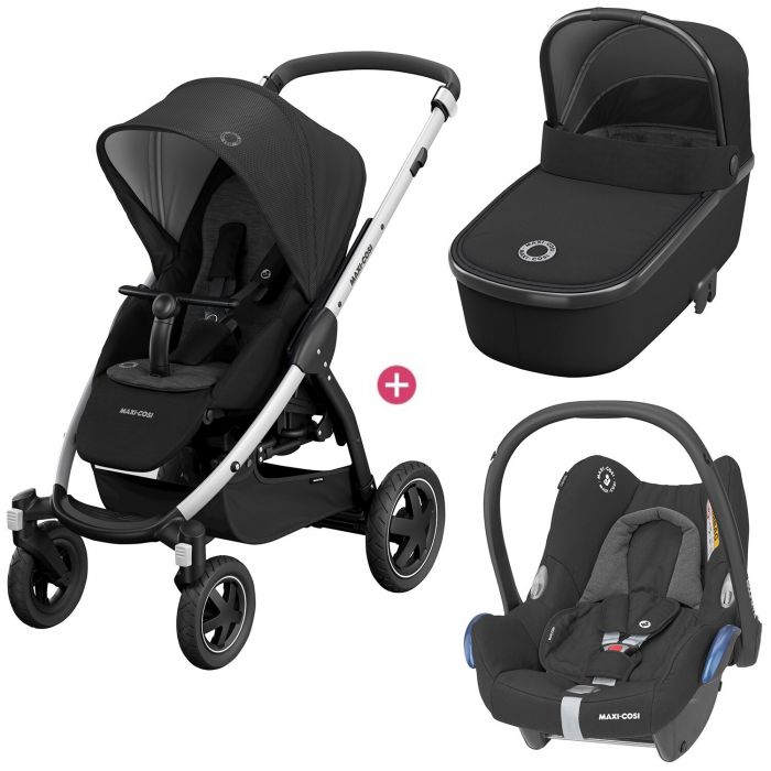 Trio Poussette Stella Nacelle Oria Coque Bebe Cabriofix De Bebe Confort Maxi Cosi