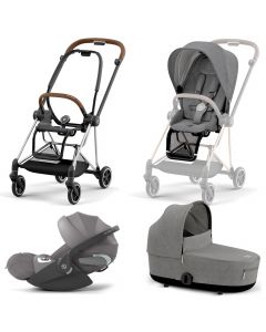 Pack poussette Mios 3 + Nacelle Luxe pack duo Cybex - Bambinou