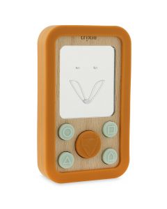 Téléphone bébé bois-silicone