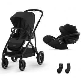 Poussette DUO Gazelle S Silver Ocean Blue + Cloud G Moon Black CYBEX, Vente  en ligne de Poussette Duo