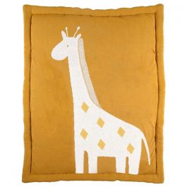 Tapis duveteux girafe 120x120 cm bio Tiga Stegi & Ops NOUKIE 'S, Vente en  ligne de Décoration chambre bébé